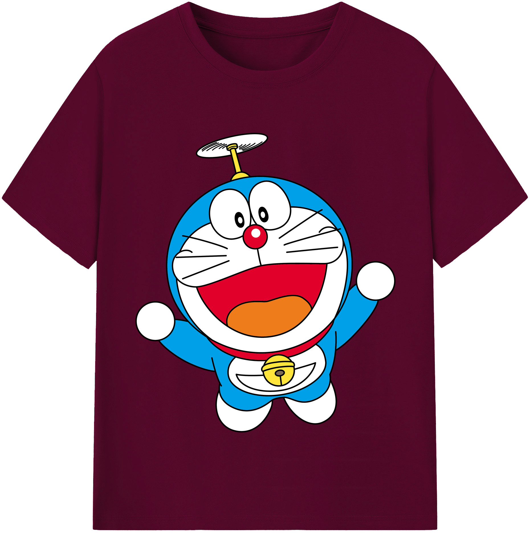 （画像用） ドラえもん Doraemon レディースカジュアルプリントTシャツ（綿100％）